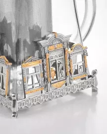 Чайник из серебра "Родные окна"